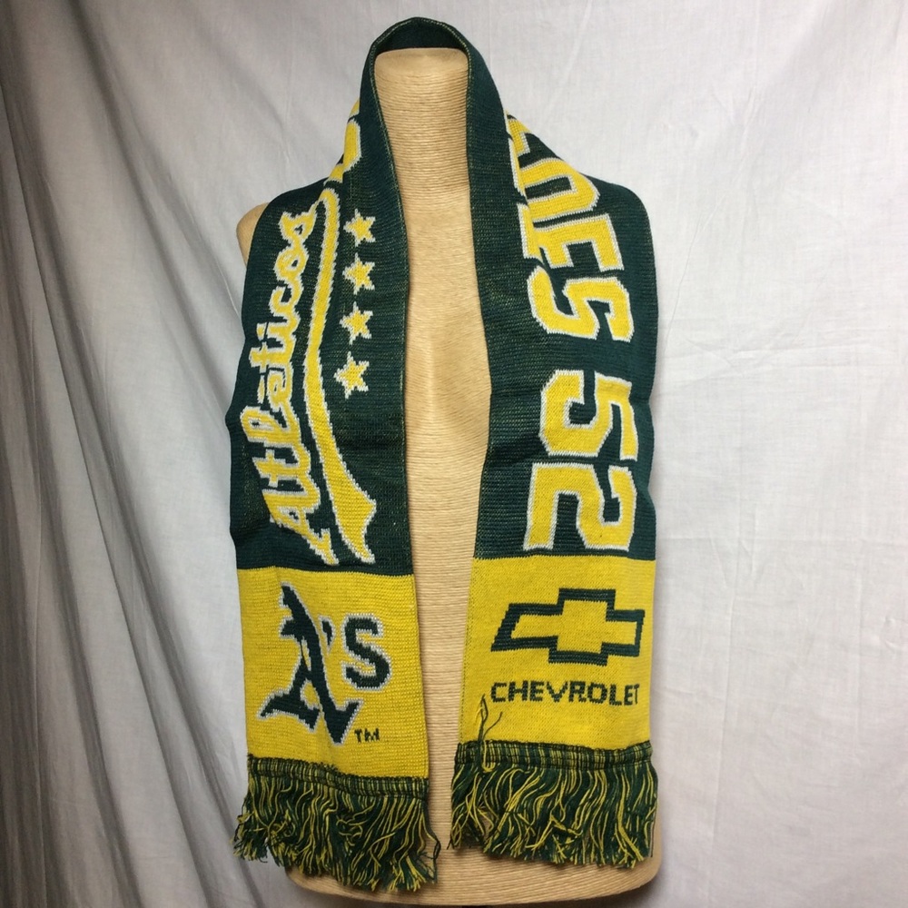 Oakland A’s Green/Yellow Cespedes #52 Unisex Scarf